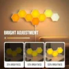 RGB Hexagonal Wall Lights – App-Controlled LED Panels