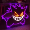 Gengar (Pokémon) LED Neon Sign – Dimmable USB Wall Light