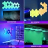 RGB Hexagonal Wall Lights – App-Controlled LED Panels