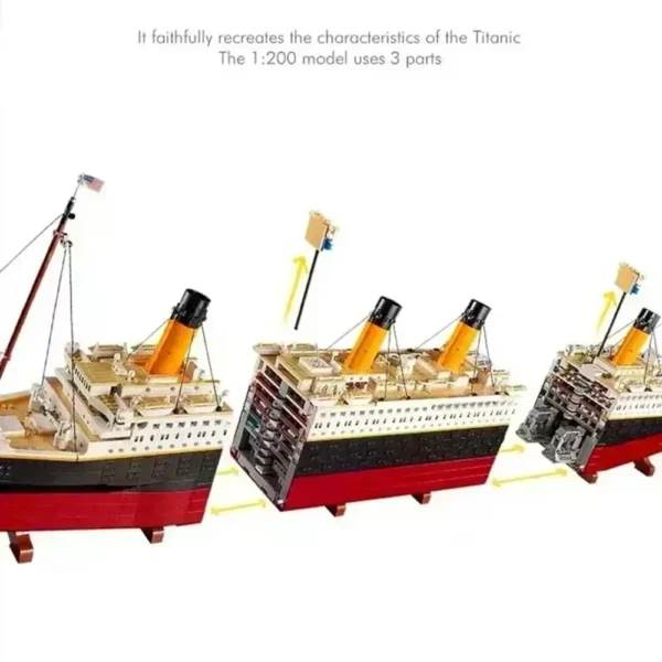Titanic 9090-Piece Giant Ship Building Set
