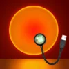 LED Sunset Projection Lamp – USB Mood Light