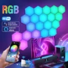 RGB Hexagonal Wall Lights – App-Controlled LED Panels