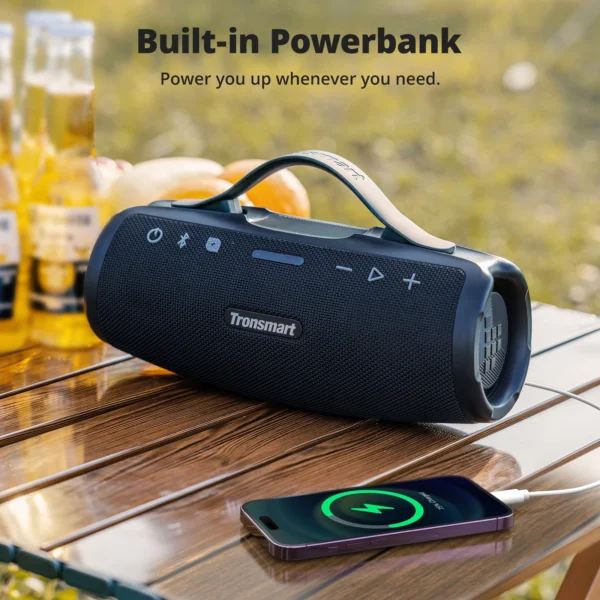 Tronsmart Mirtune S100 Bluetooth Speaker – 50W, IPX7, Powerbank
