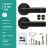 Smart Fingerprint Door Lock with App & Keypad