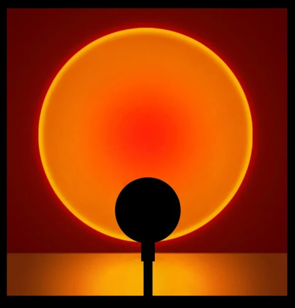 LED Sunset Projection Lamp – USB Mood Light