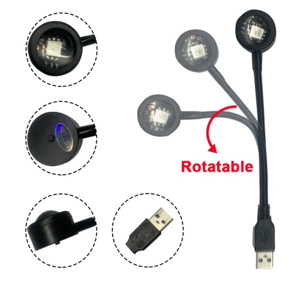 LED Sunset Projection Lamp – USB Mood Light